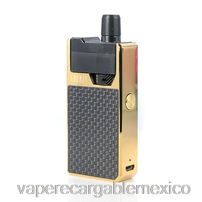 Vape Recargable Geek Vape Frenzy Pod System Oro/fibra De Carbono